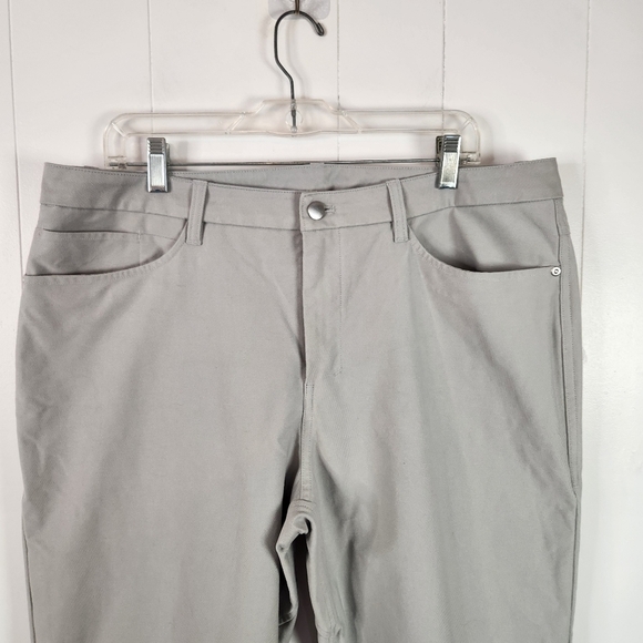 Lululemon ABC Classic-Fit Pant 30" Utilitech Pants Mens Size 36 Gray Activewear - Picture 5 of 11